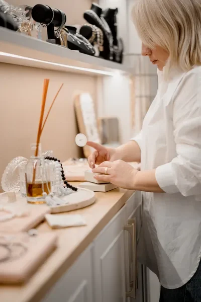 ליטוש תכשיט בעבודת יד – שלב הגימור הסופי